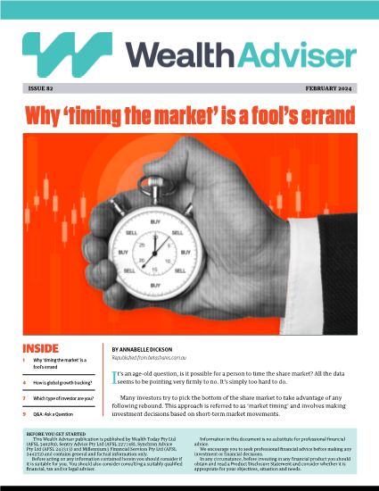 Wealth Adviser newsletter - Issue 82
