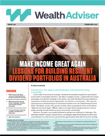 Wealth Adviser newsletter - Issue 106